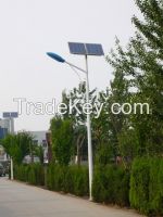 50w Solar Street Lighting With Lithium Battery And Pole Height:10m