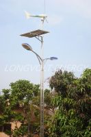 Solar Street Light Lamps With Lithium Battery And Turbine