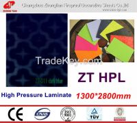 1300*2800mm HPL/Melamine Laminate/High pressure laminates /FORMICA SHEETS