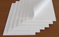 Paper foam board with adhesive