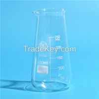 Huaou Conical Glass Beaker With Spout , Boro 3.3 Glass