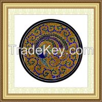 Batik And Embroidery Wall Hanging As Gift