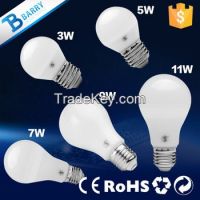 Factory Price Indoor Lighting 3W 5W 7W 9W 11W E27 LED light bulb