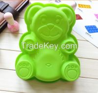 silicone bear cake molds