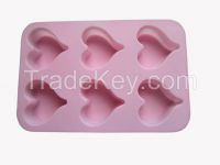 silicone heart cake molds