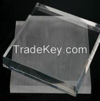 Clear transparent PMMA cast acrylic sheet