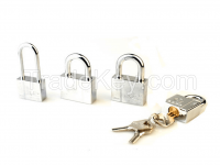 Chrome Plated Atom Padlock