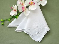 hand made embroidery napkin