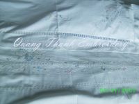 hand emroidery bedding set (1)