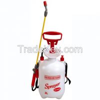 2L plastic hand pump pressure sprayer bottle for garden use