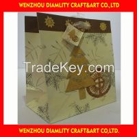 2016 fancy paper gift bag/christmas tree bag