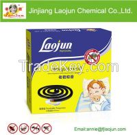 2016 high effective hot selling black mosquito coil from China
