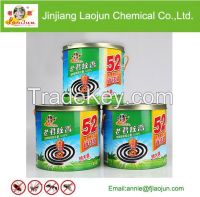 Eco-Friendly Smokeless Black Mosquito Repellent Incense Coil in China