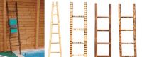 BAMBOO LADDER FOR DECORATION IN BATHROOM, TOWEL RACKING