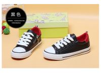 Children Casual Shoes Basic And Classic PU  Girl and Boy Lace-up Sneaker