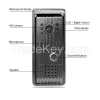 1 Megapixel night vision smartphone metal digital waterproof WiFi video doorbell