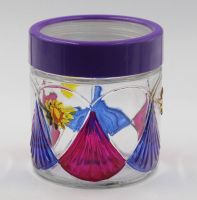 glass storage jar