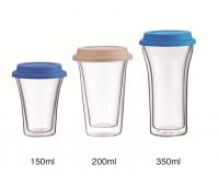 Shaped Double Wall Glass For Drinking