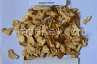 Dehydrated ginger flakes