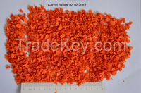 Dehydrated carrot granules 10*10*3mm