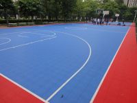 outdoor basketball floor interlocking sport floor tile