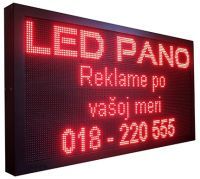 Simple LED display in single Red color