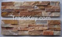 Gold Wood-Grain Ledges Stone