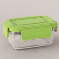 BPA free rectangle keep fresh plastic food storage containers with airtight lid