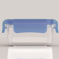 Large plastic food storage container Sina L1190 Blue