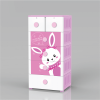HOT design waterproof ABS, PP plastic Nice cabinet T1220-5 Bunny with knot