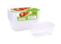 Rectangular Disposable takeaway containers 1000ml, Plastic Food Container