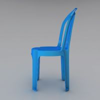 Plastic Chair with comfortable designs and high quality suit life space F168 Large 4-Bar Chair-Blue