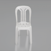 Plastic Chair with comfortable designs and high quality suit life space F815 Bar Chair-White