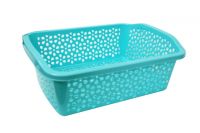 Diverse Styles with useful plastic baskets for storing J1525 Rectangle Basket