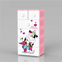 Hot sales solid plastic cabinet with spectacular designs T1220-5 Cow Driver