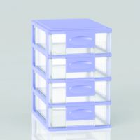 Hot sales solid plastic cabinet with spectacular designs T40415-4 Drawer Mini Cabinet