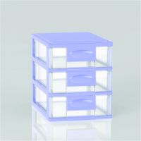 Hot sales solid plastic cabinet with spectacular designs T40415-3 Drawer Mini Cabinet