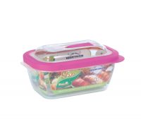 High quality lead free cheap plastic food container with colorful lid