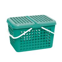 Large square basket for storing cloth, toys used premium material, long life-span, modern design G1514-Green