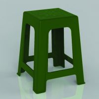 High-load plastic stool with bright colors, light weight suit even indoor or door
