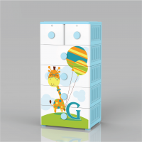 Plastic Cabinet with sophisticated designs, snugly shape, convenient for storing