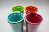 Plastic cup reused or simply disposed of for quick after party clean-up L1546 Multicolor