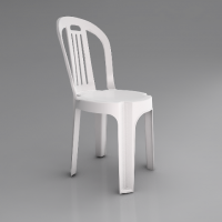 Plastic chairs: made of durable plastic, lightweight, sturdy, perfect for outdoor space F168-White
