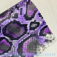 high quality snake skin leather pvc synthetic leather for bags