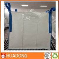 Wholesale high quality big bag PP bulk bag/FIBC bag/ supersack 1 ton bag, top open bottom discharge 100% new virgin resin china