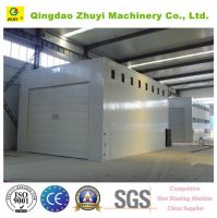 Sand Blasting Room And Abrasive Recovery System