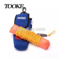 Tooke Surface Marker Inflatable Dive Buoy Dive Rite Scuba Diving Smb See Me Float Tube Orange With Blue Bag
