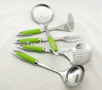 Low Price Stainless steel Material PP Handle Handheld Kitchen Tools Set