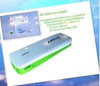 3G Hotspot Mini WiFi 3G Wireless Router with 1800mAh Power Bank