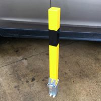 Metal Removable Bollard Rb12 Yellow